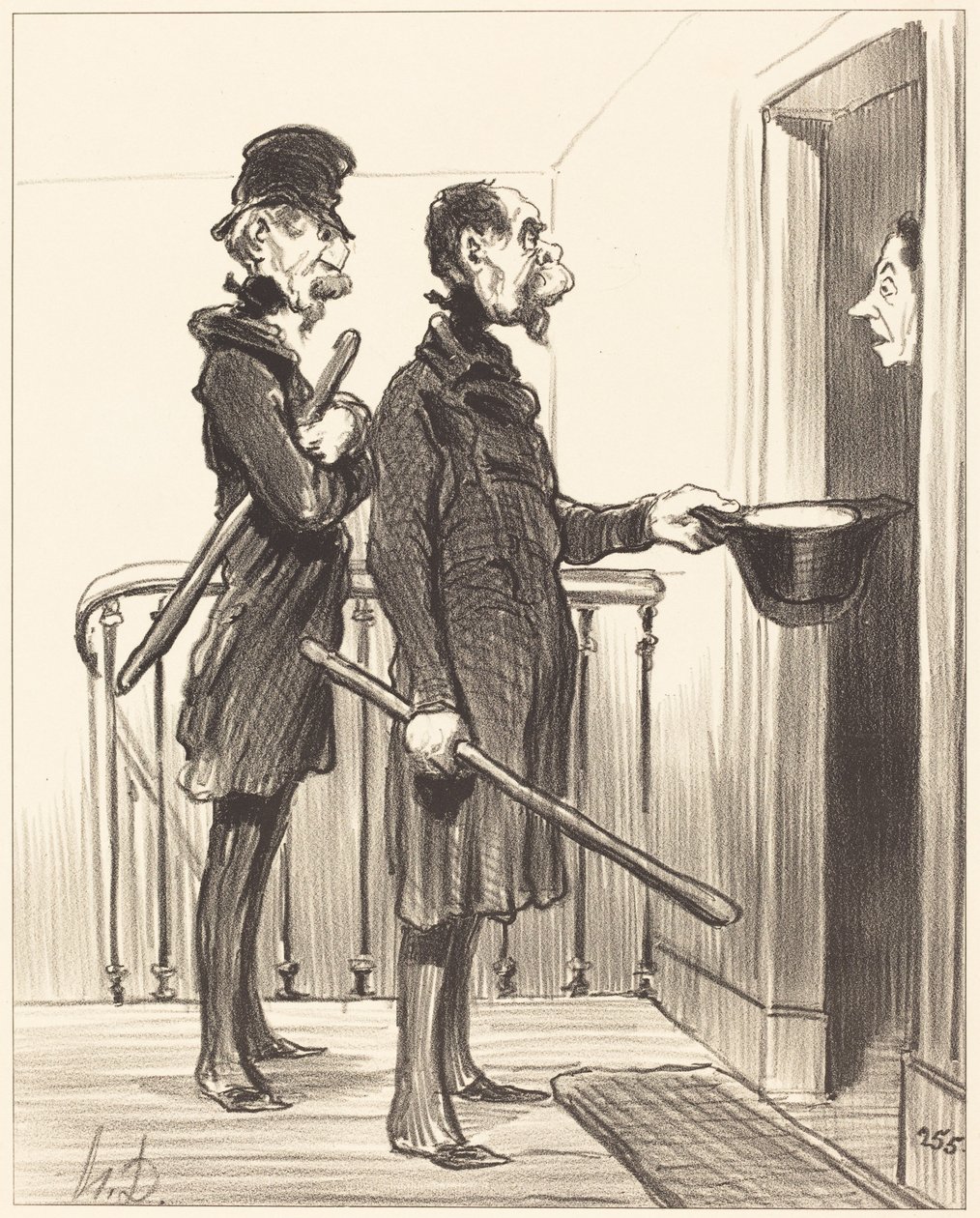 Den napoleonska insamlingen av Honoré Daumier