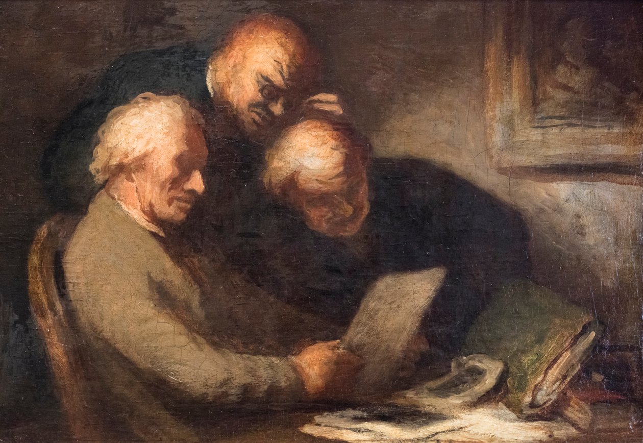 Den som älskar tryck av Honore Daumier