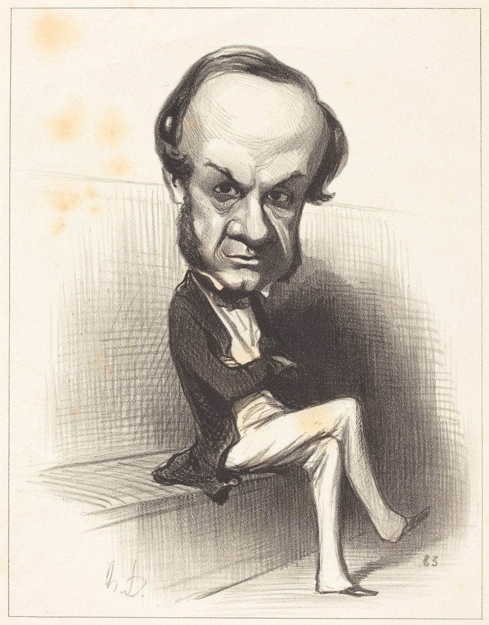 Lannes, hertig av Montebello av Honoré Daumier