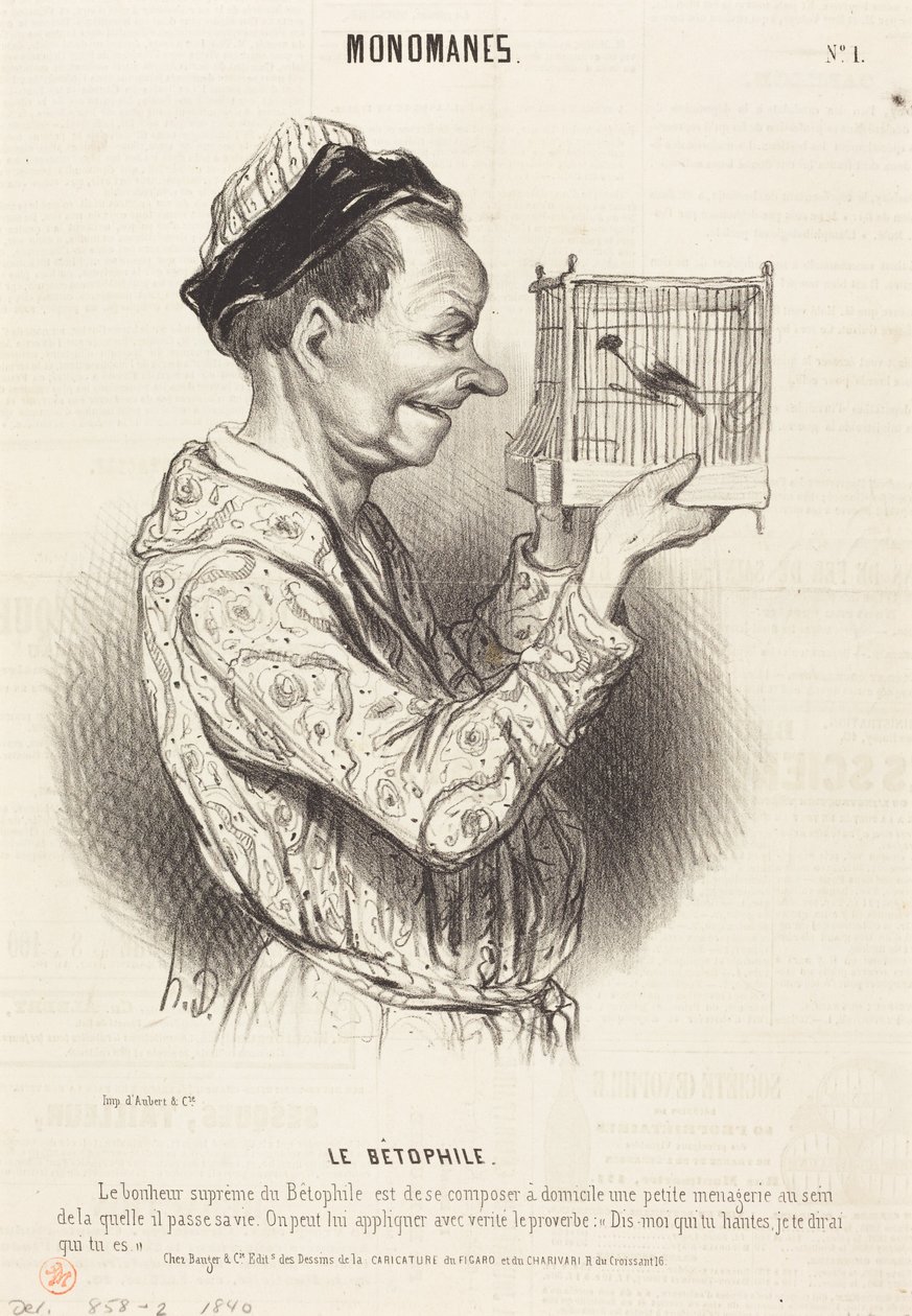Djurvännen av Honoré Daumier