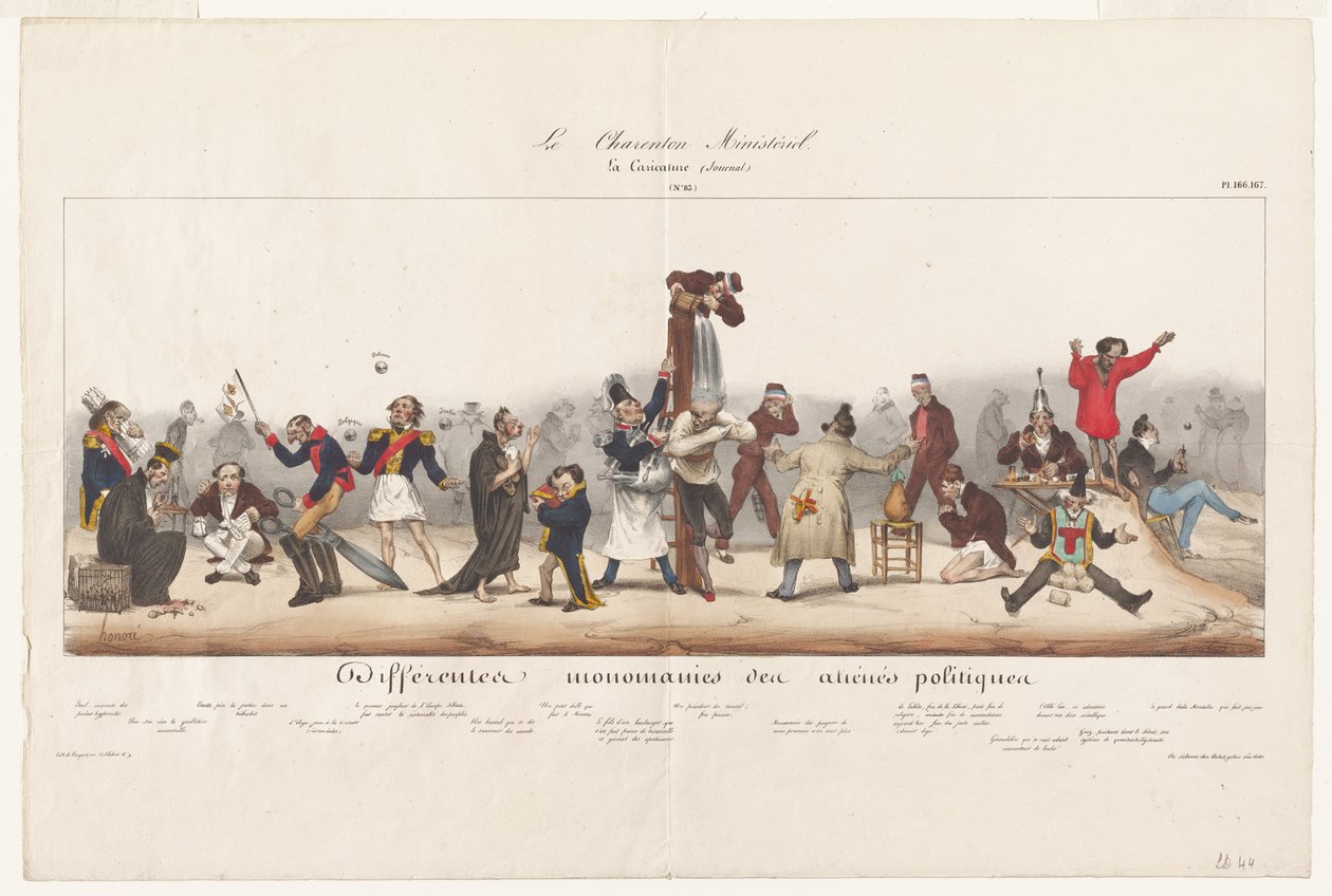 Det ministeriella Charenton av Honoré Daumier