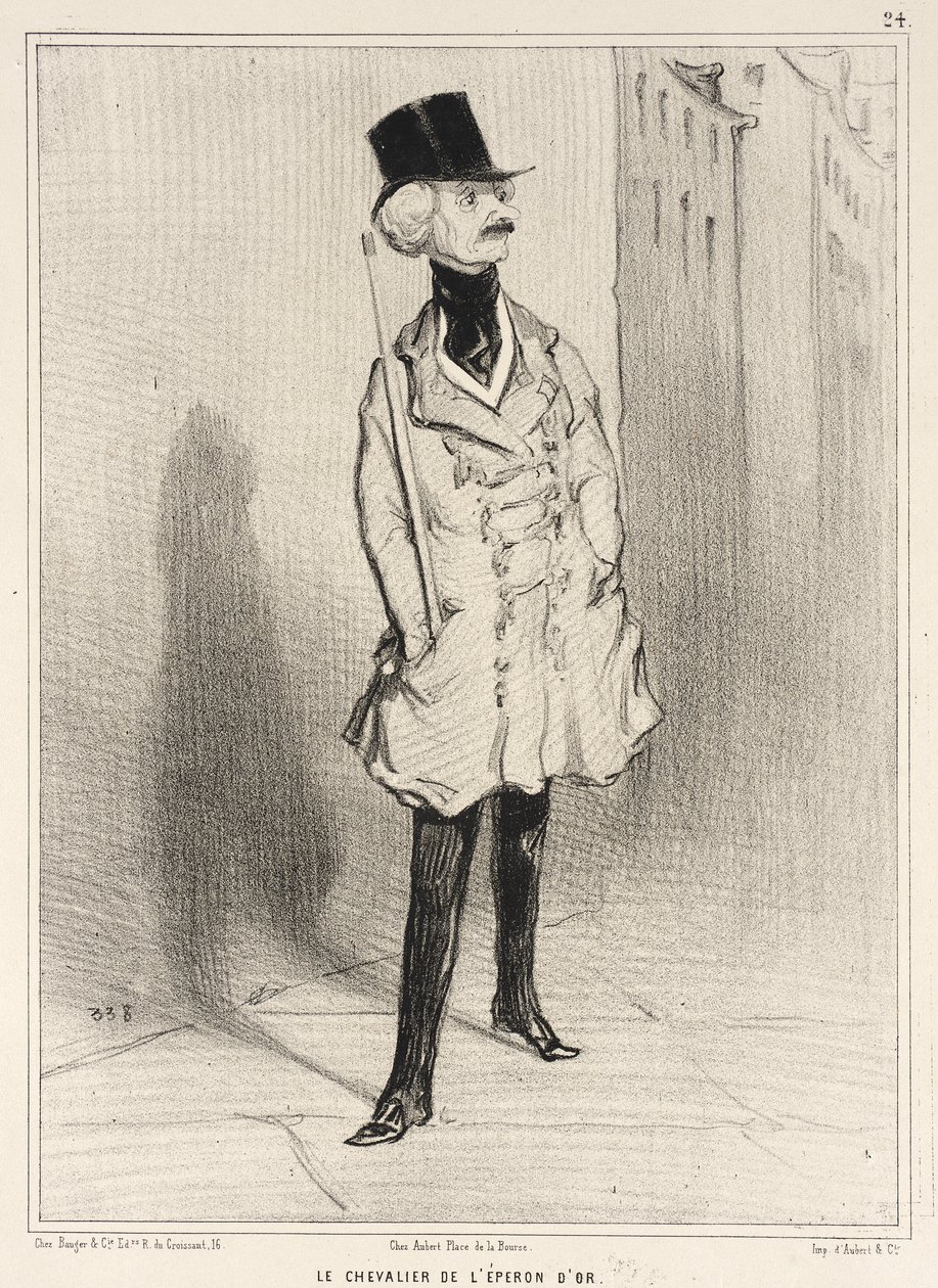 Riddaren med den gyllene sporren av Honoré Daumier