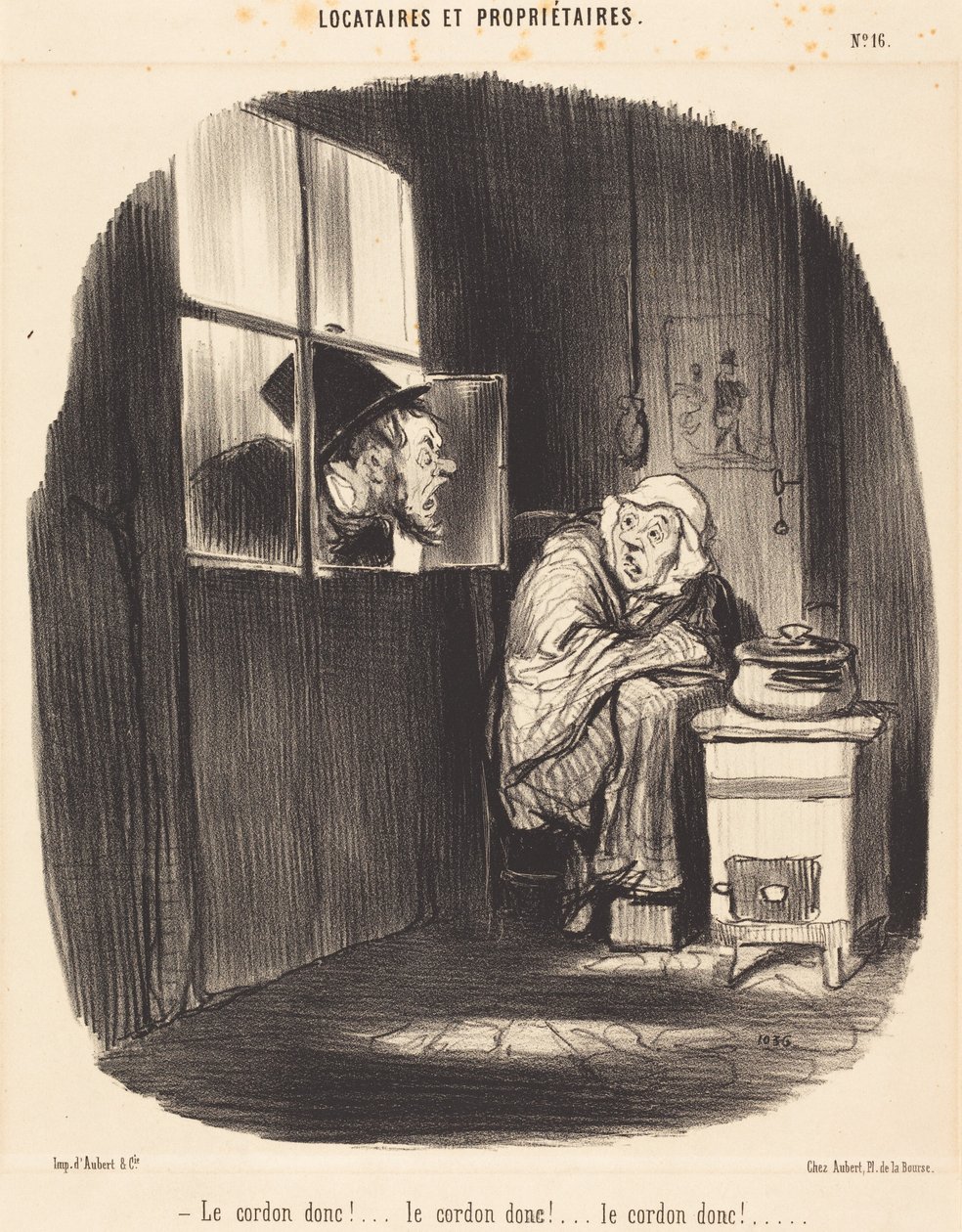 Så snöret!... av Honoré Daumier
