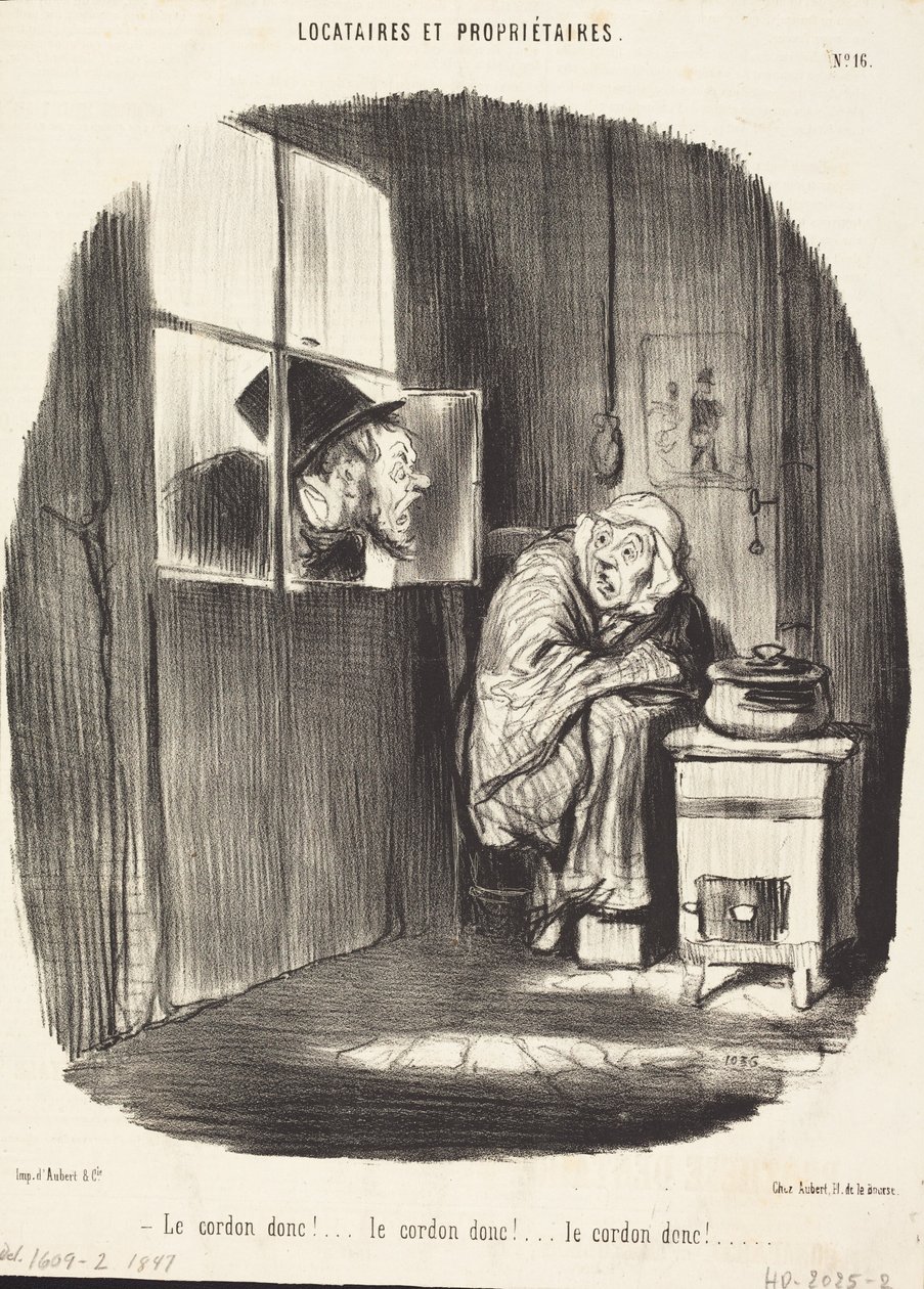 Så snöret!... av Honoré Daumier