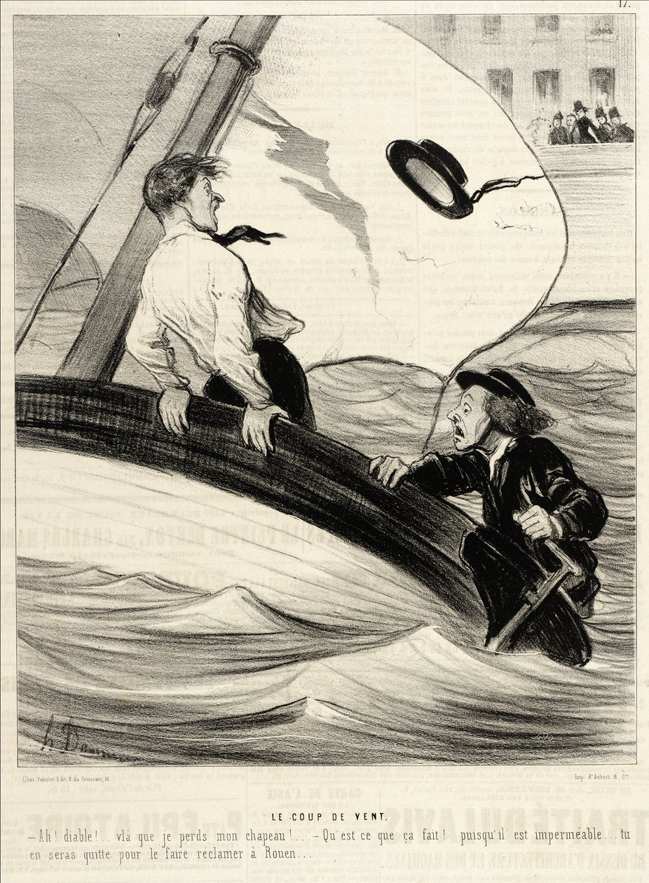 Vindbyarna av Honoré Daumier
