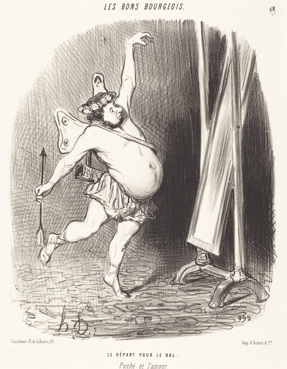 Avfärd till balen av Honoré Daumier