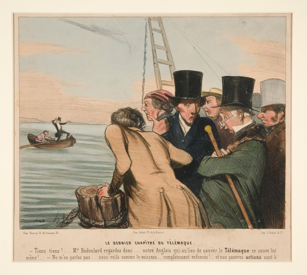 Det sista kapitlet av Télémaque, från La Caricature (tidskrift) av Honoré Daumier