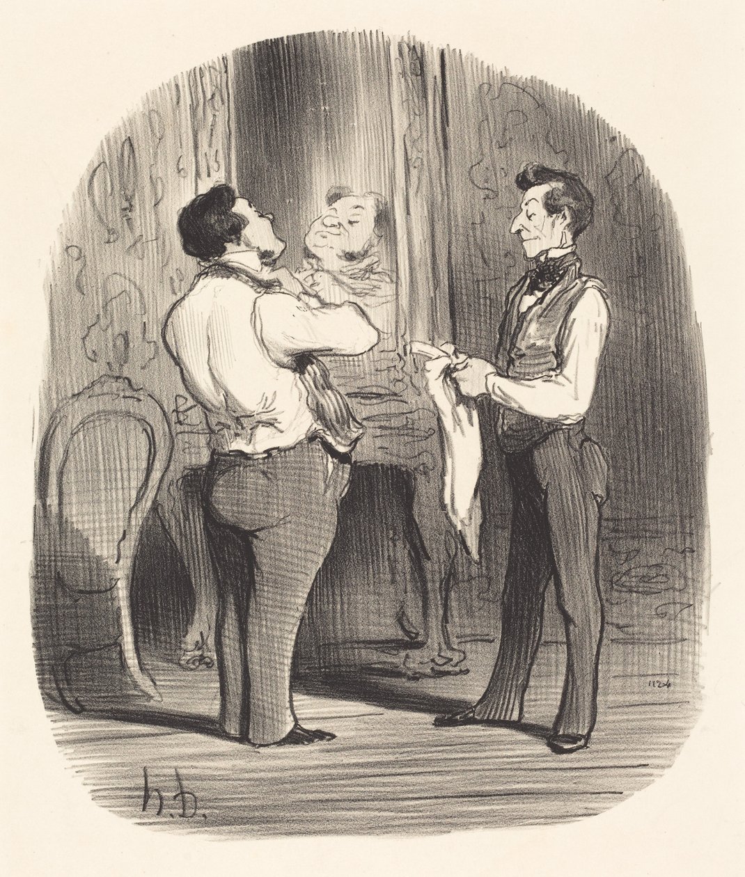Dagen då det gäller att göra en erövring av Honoré Daumier