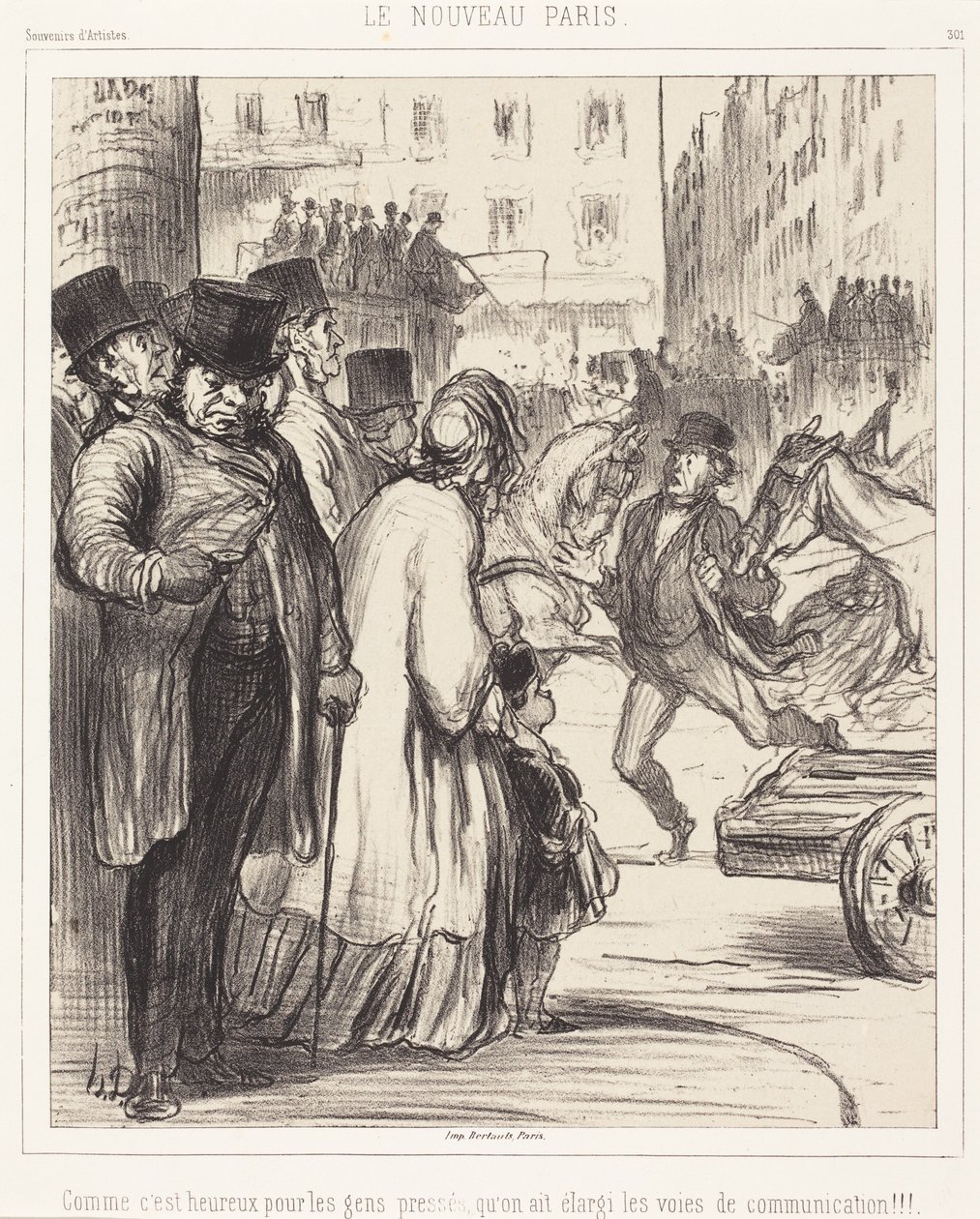 Det nya Paris av Honoré Daumier