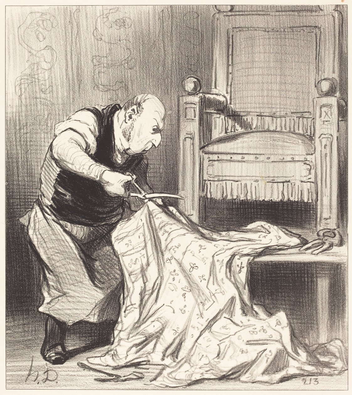 The New Crown Tapetseraren... av Honoré Daumier