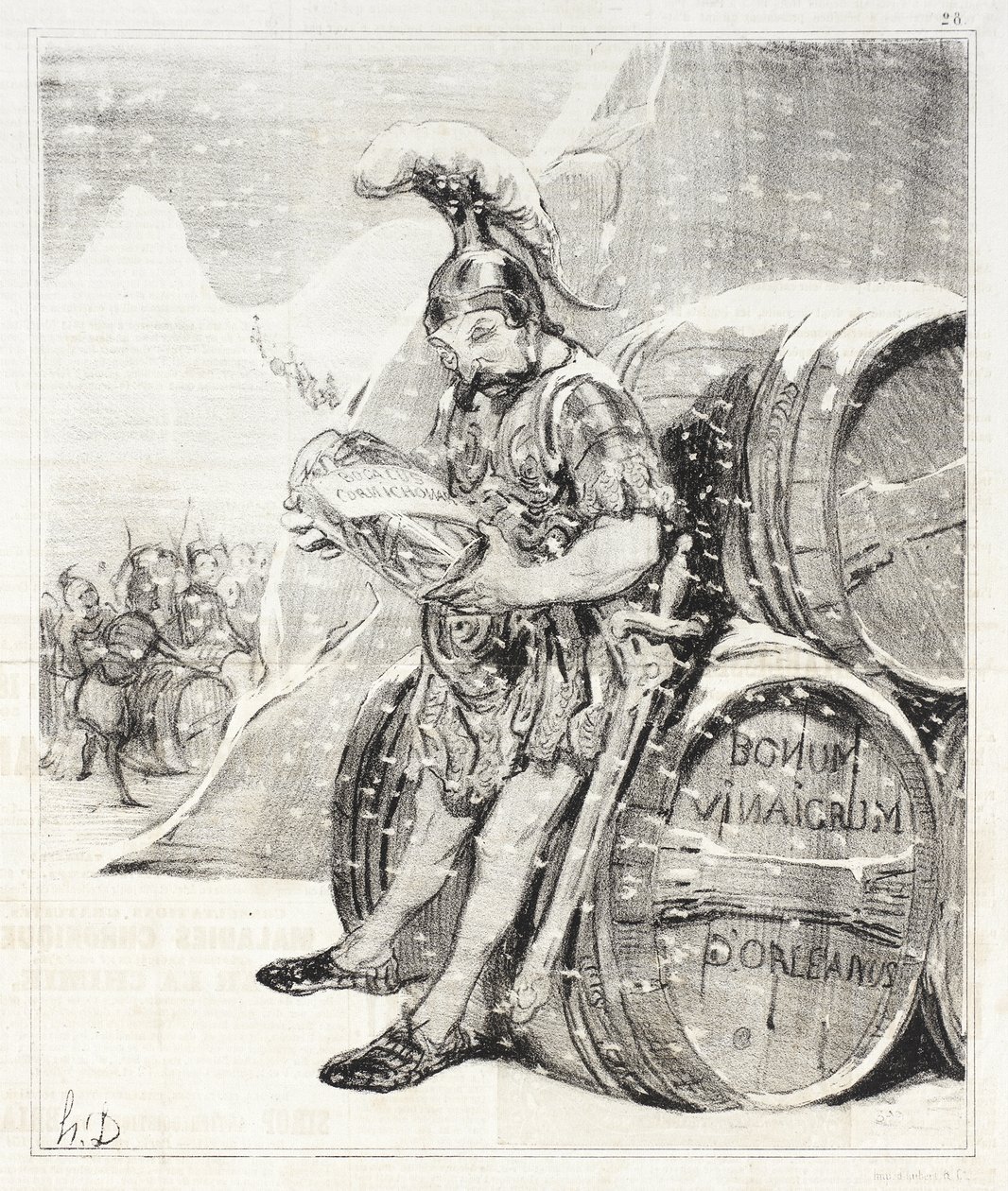 Hannibals passage av Honoré Daumier