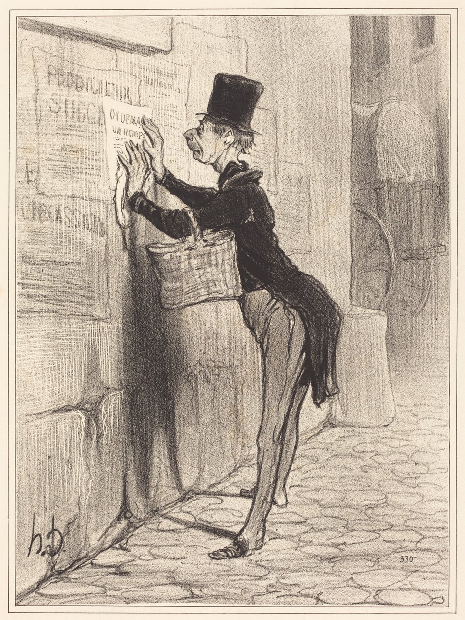 Biljettförsäljaren av Honoré Daumier