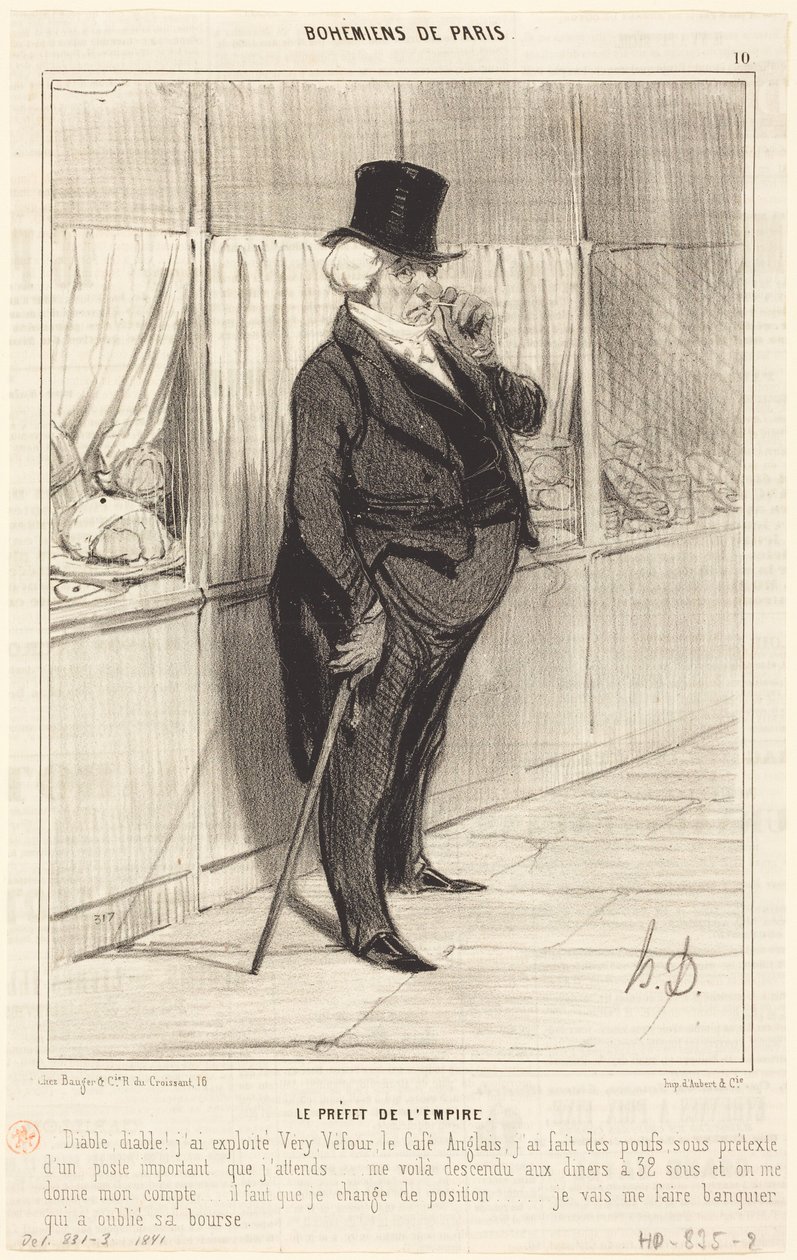 Imperiets prefekt av Honoré Daumier
