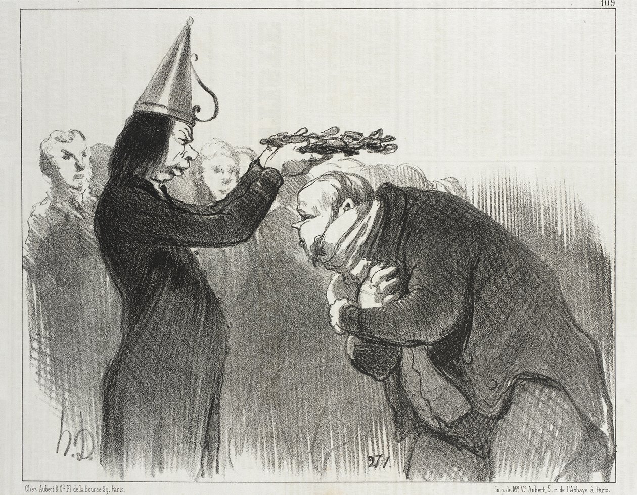 Nästa prisutdelning vid Académie Française av Honoré Daumier