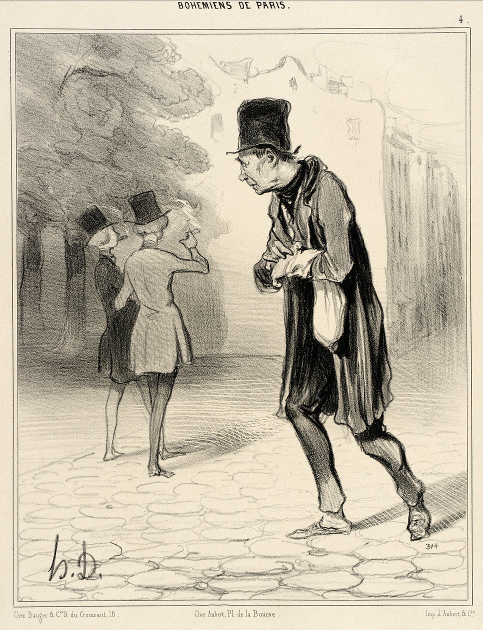 Samlaren av cigarrstumpar av Honoré Daumier
