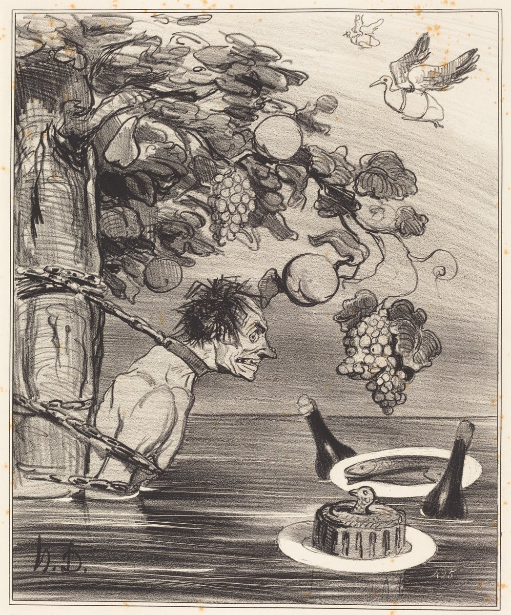 Tantalos kval av Honoré Daumier