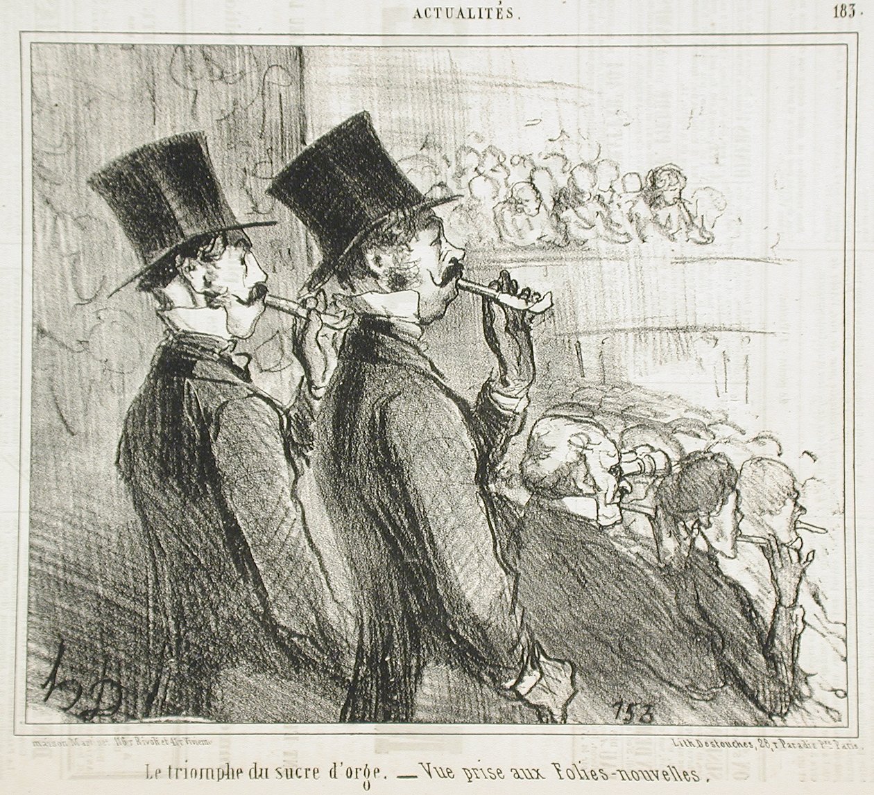 Kornsockrets triumf av Honoré Daumier