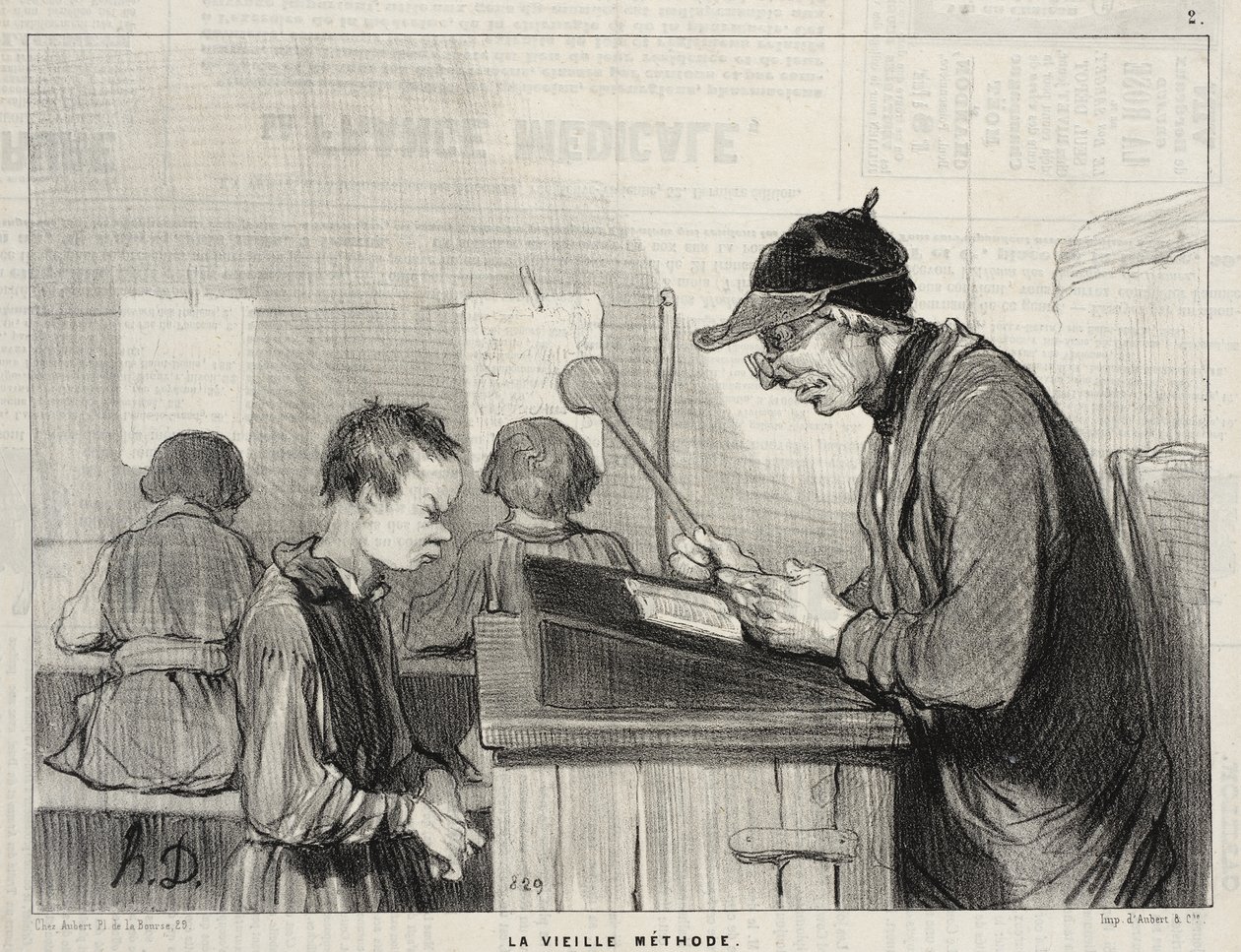Den gamla metoden av Honoré Daumier