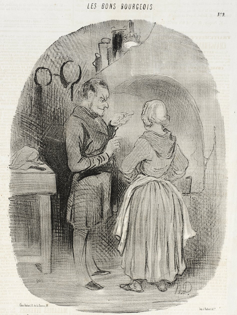 Äggulan har inte vispats tillräckligt... av Honoré Daumier