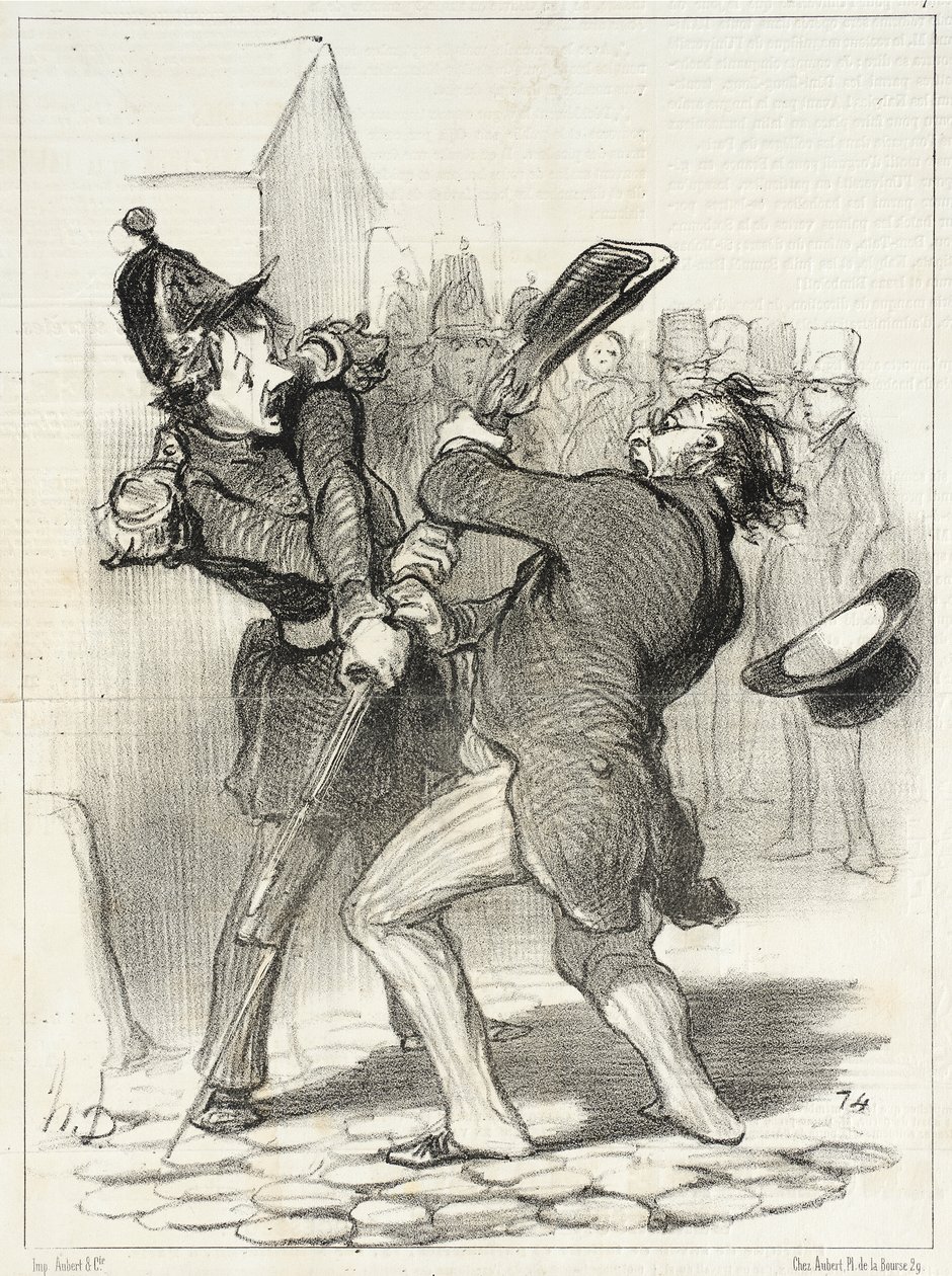 Fredens vänner - Resultatet av Coquerels tal... av Honoré Daumier