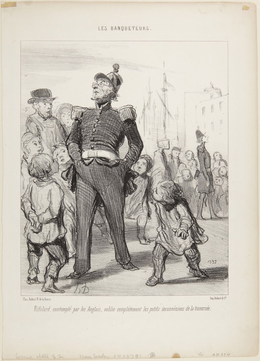 Bankettgästerna av Honoré Daumier
