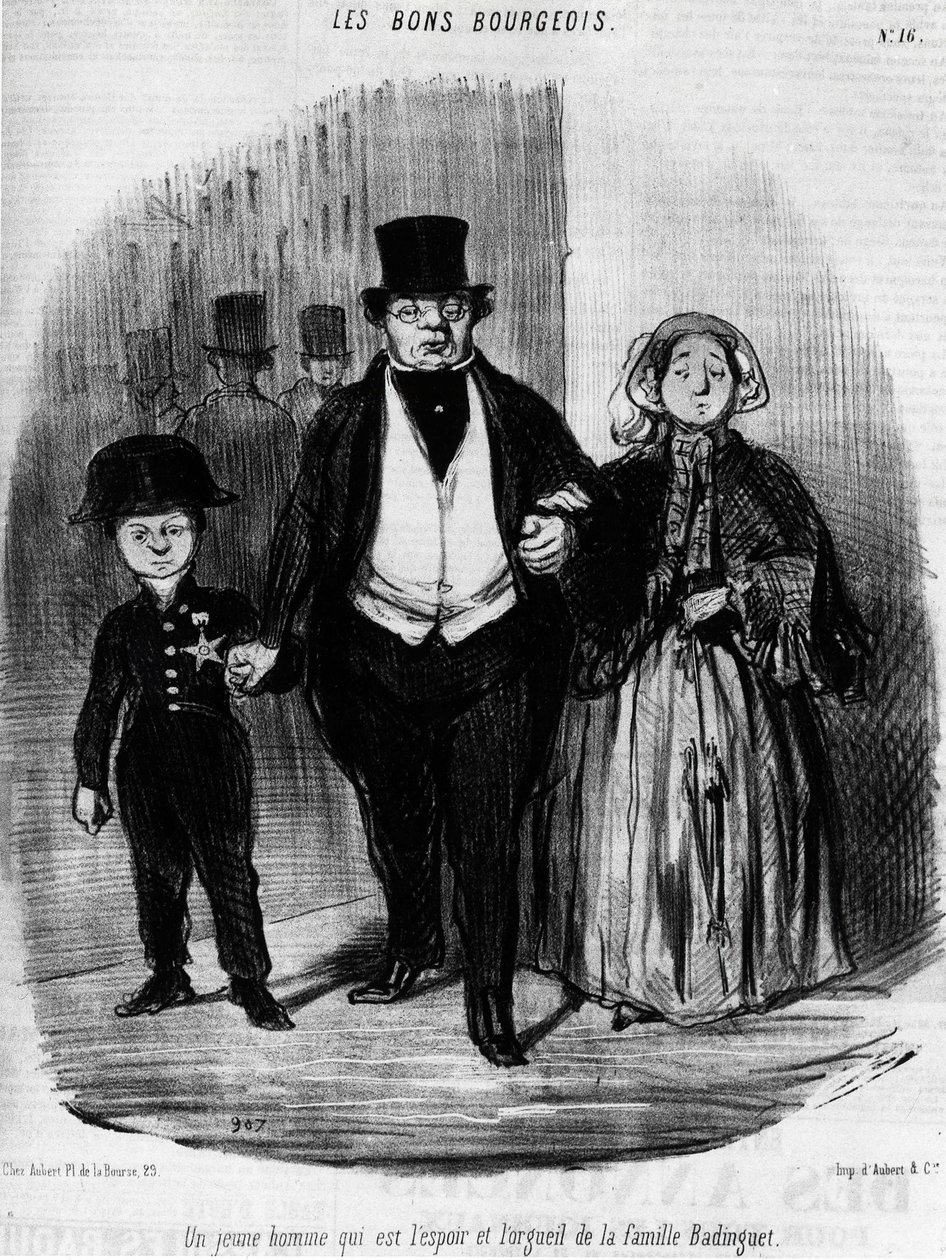 The Good Bourgeois - av Daumier, i "" Charivari"" av 1846-09-16. av Honoré Daumier