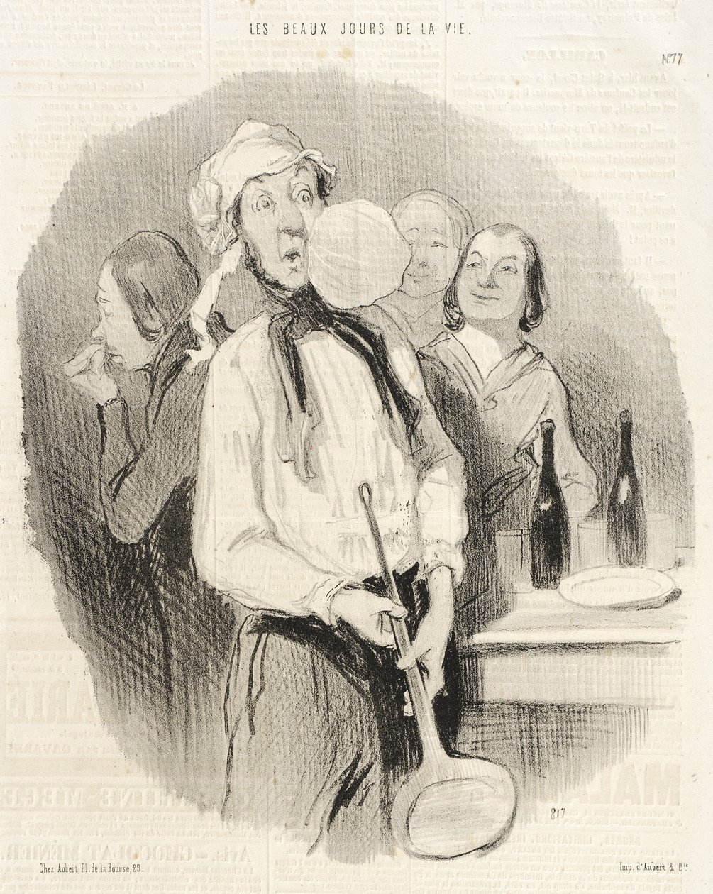 Crêpes av Honoré Daumier