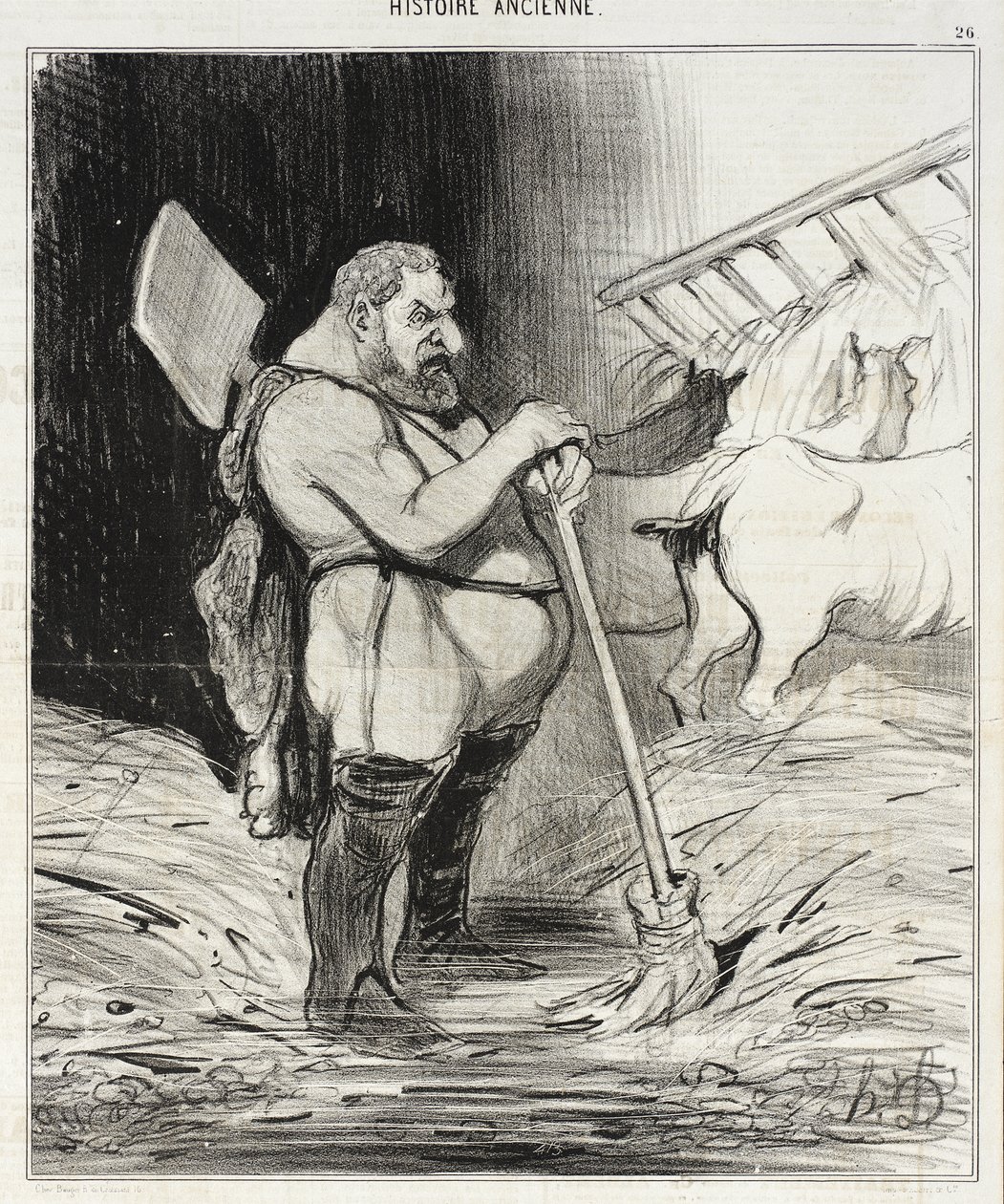 Augias stall av Honoré Daumier