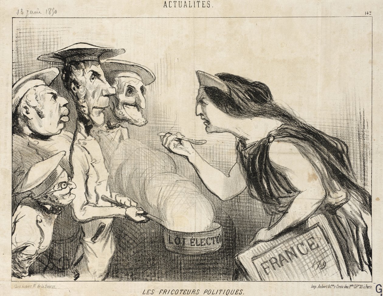 De politiska snyltarna av Honoré Daumier