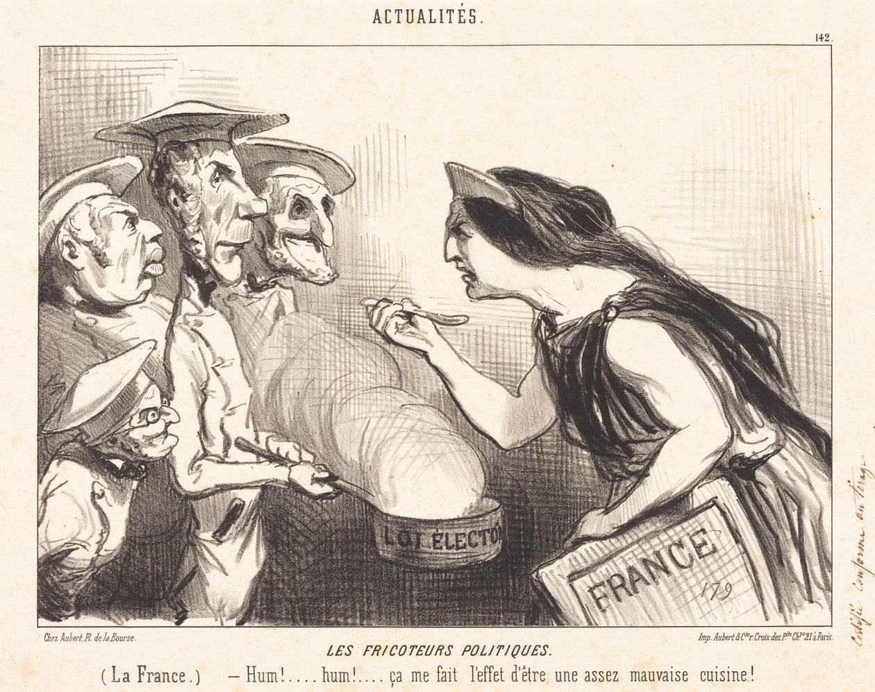 De politiska finsmakarna av Honoré Daumier