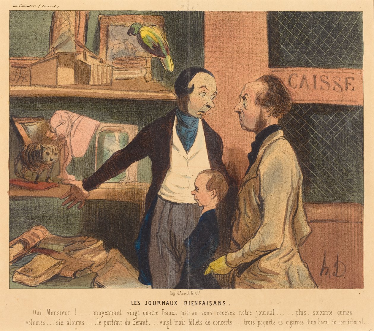 Välvilliga tidskrifter av Honoré Daumier