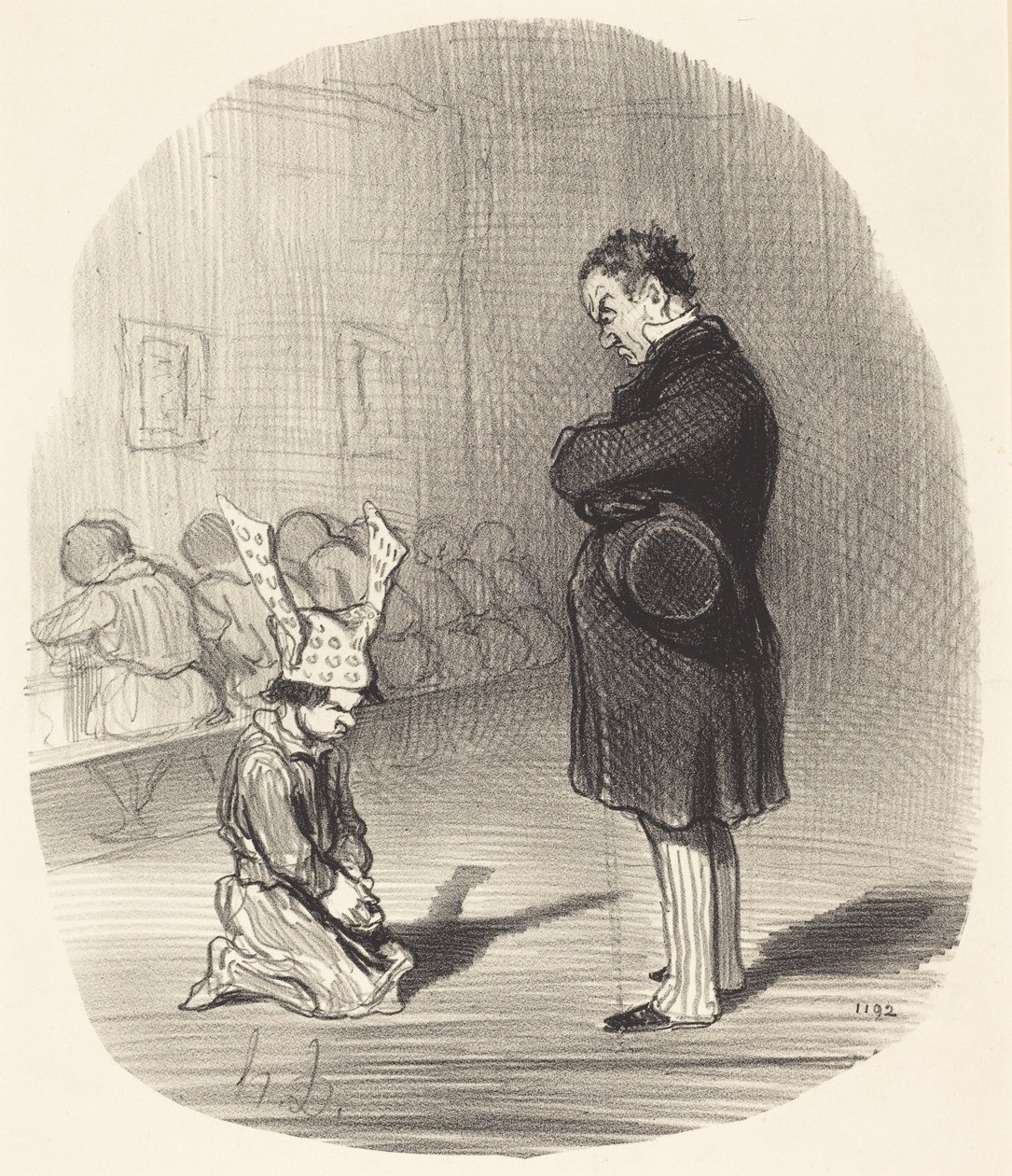 Följderna av ett uppror av Honoré Daumier