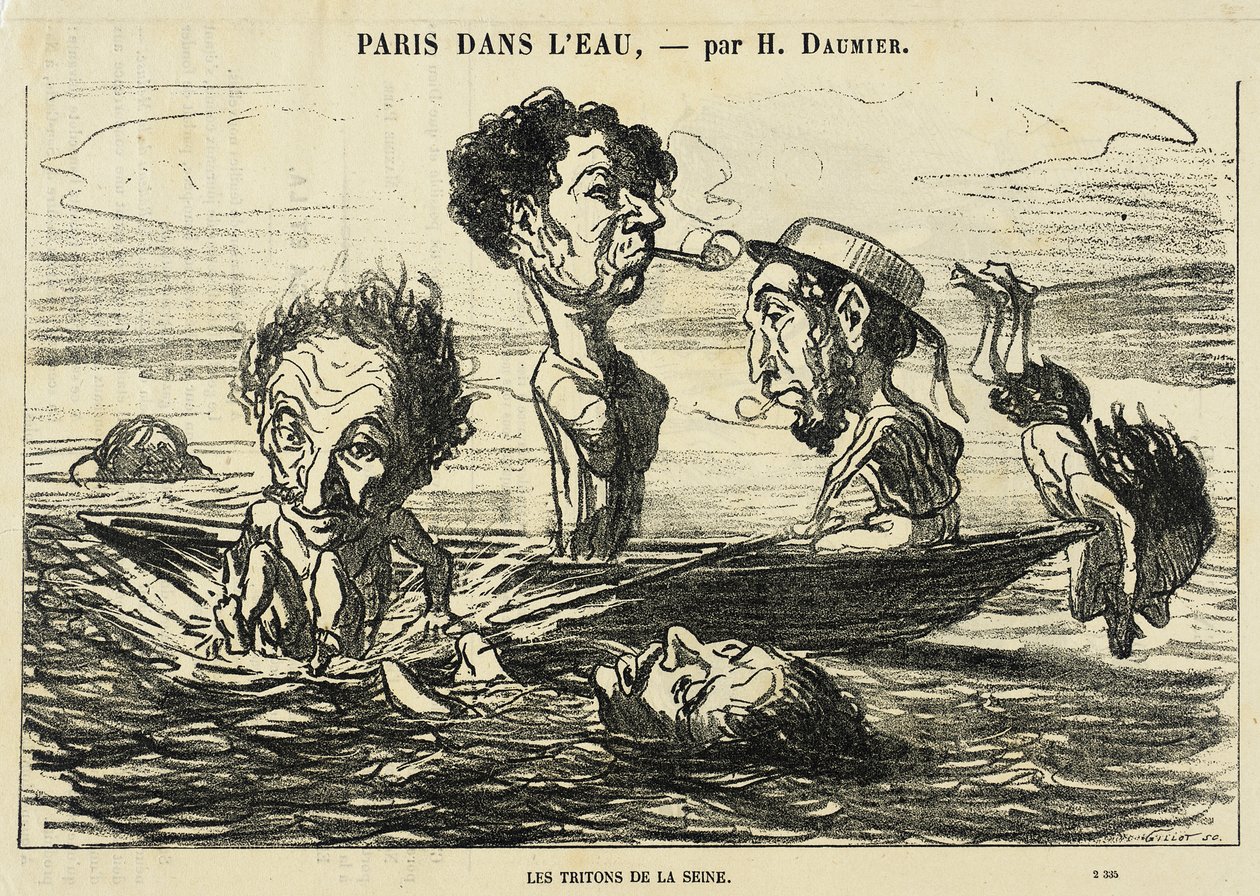 Seines tritoner av Honoré Daumier