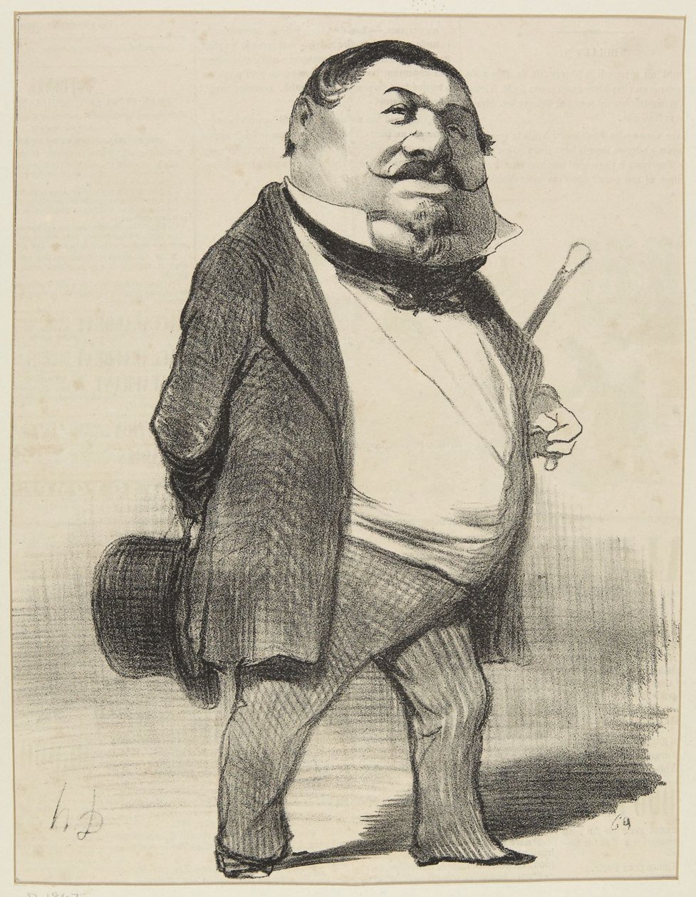 ”Lucien Murat” av Honoré Daumier