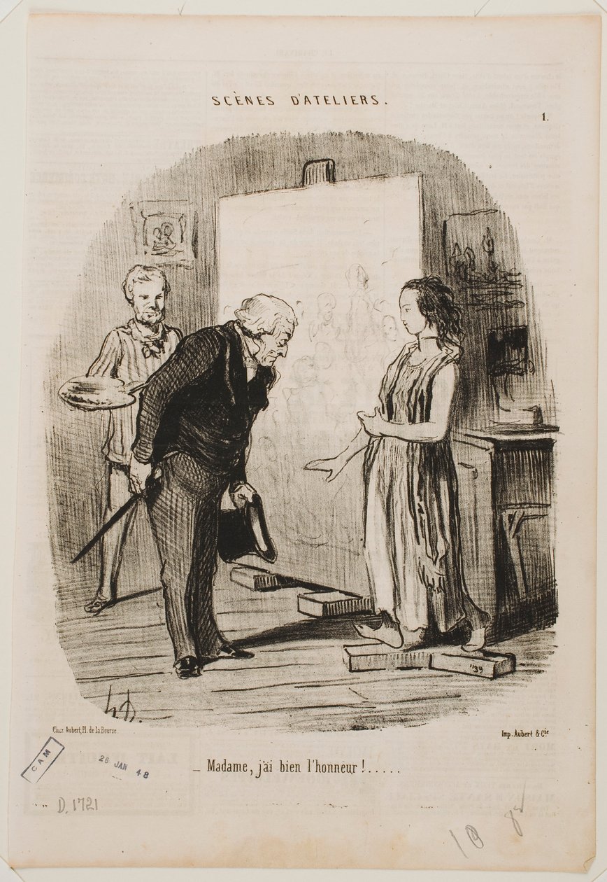 Madame, jag har äran. av Honoré Daumier
