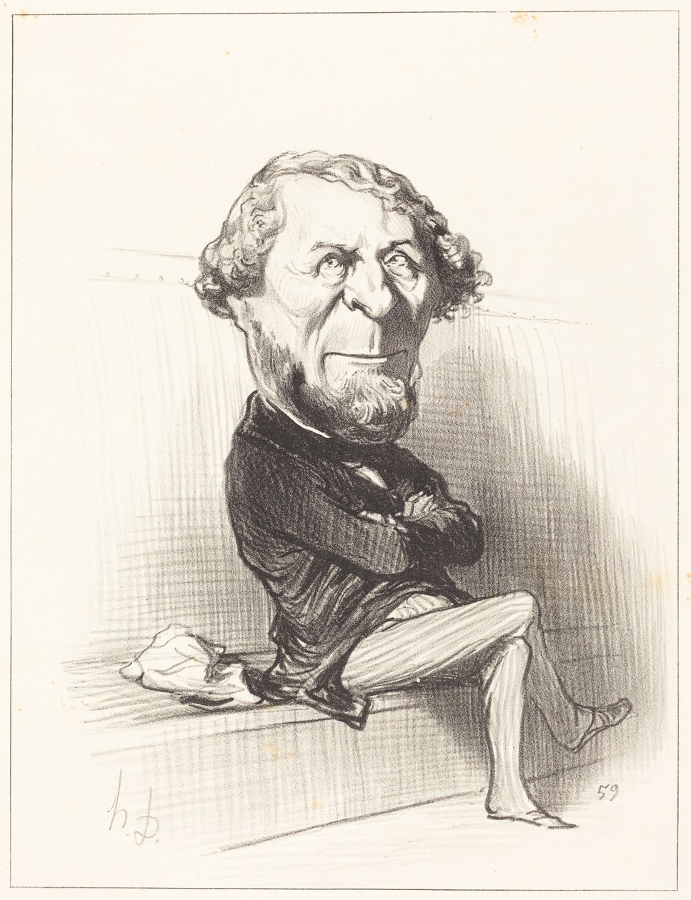 Marie Denis Larabit av Honoré Daumier
