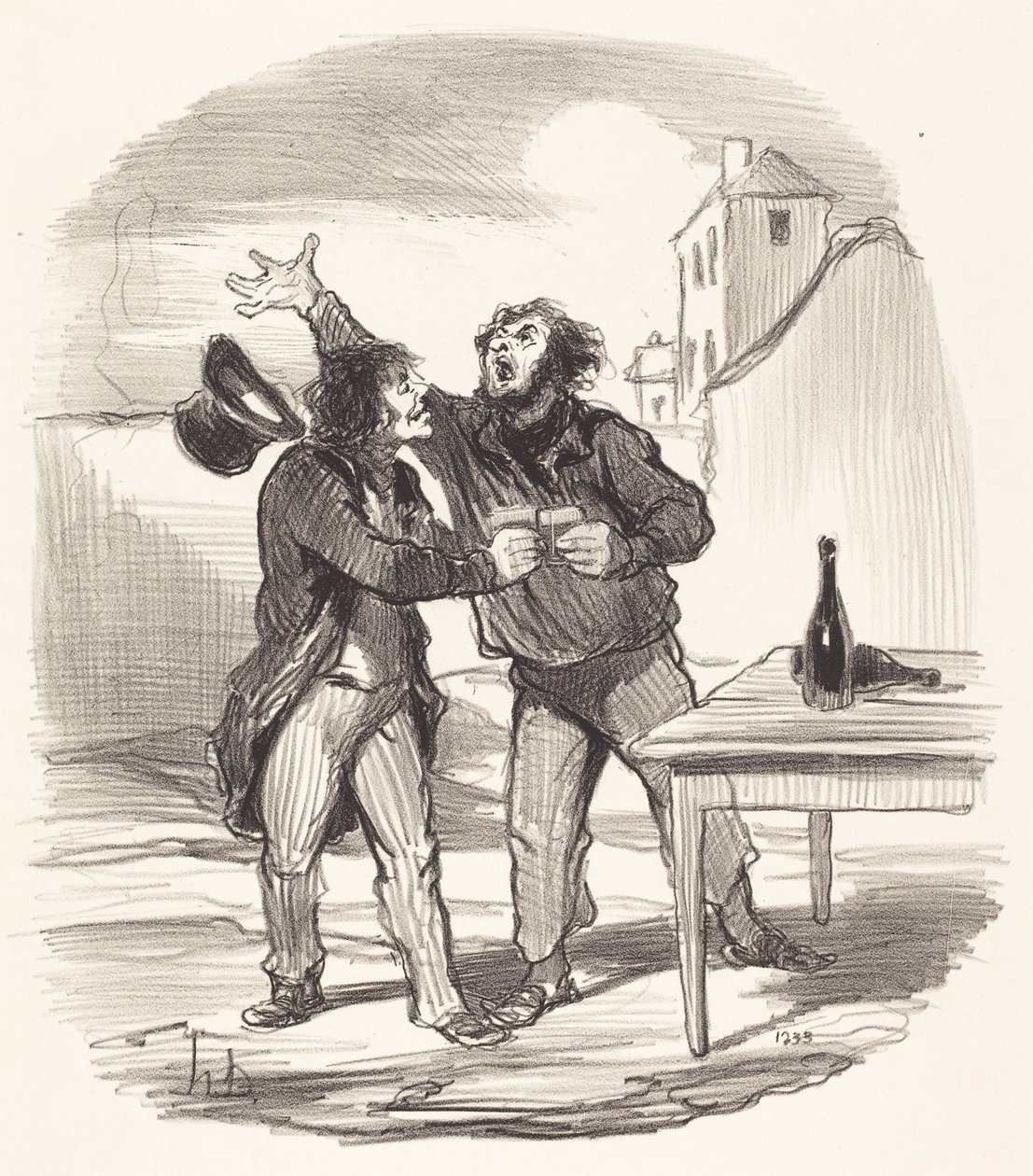 Medlem... av 10 december som tar... av Honoré Daumier