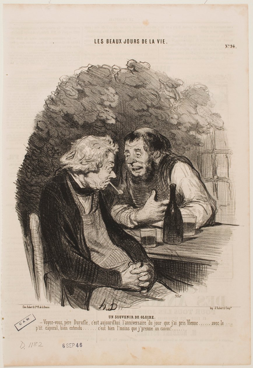 Minnen av ära av Honoré Daumier