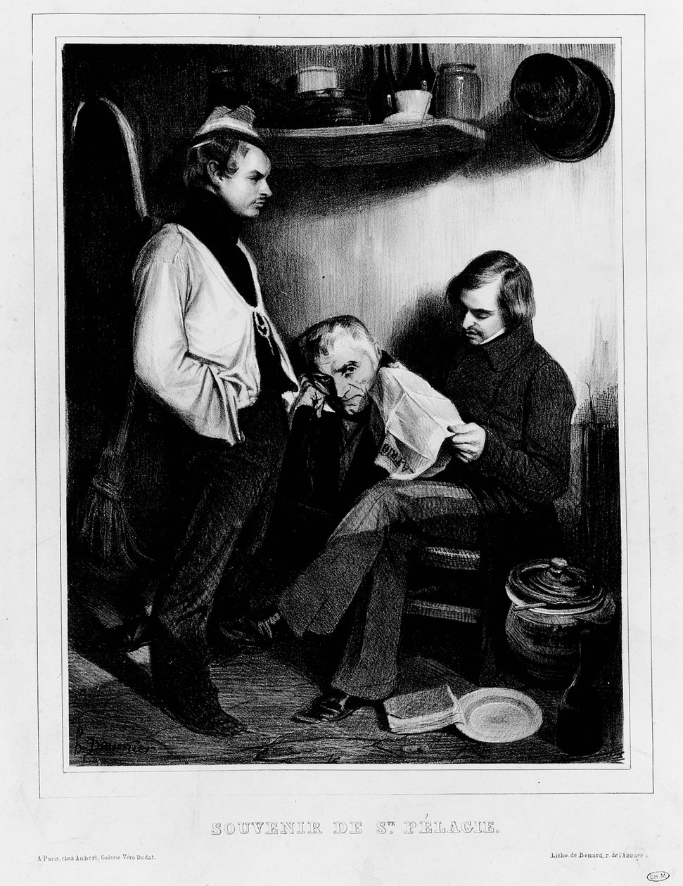Minnen från Sainte-Pelagie av Honoré Daumier