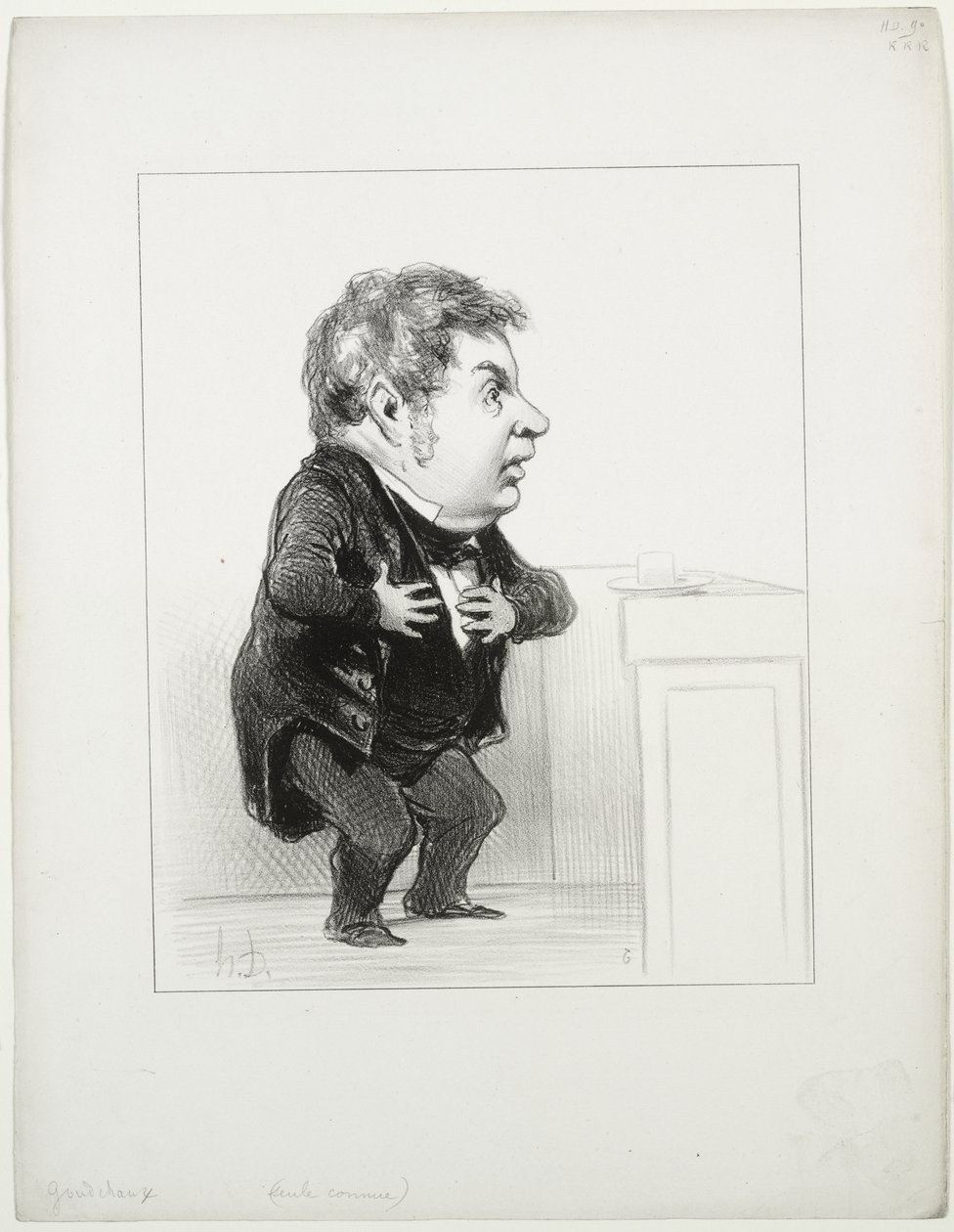Michel Goudchaux av Honoré Daumier