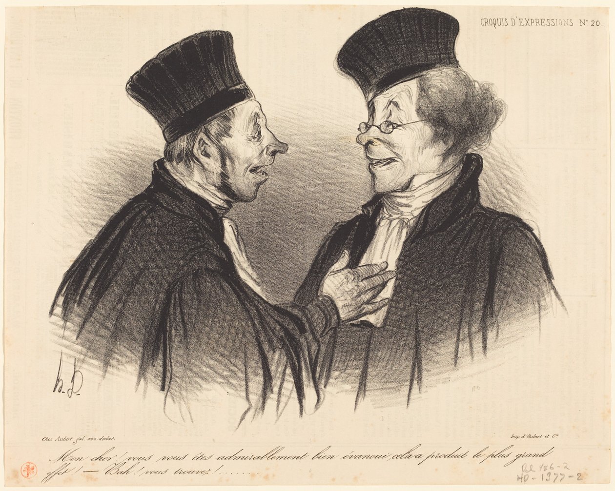 Min käre! Ni har... beundransvärt... svimmat... av Honoré Daumier