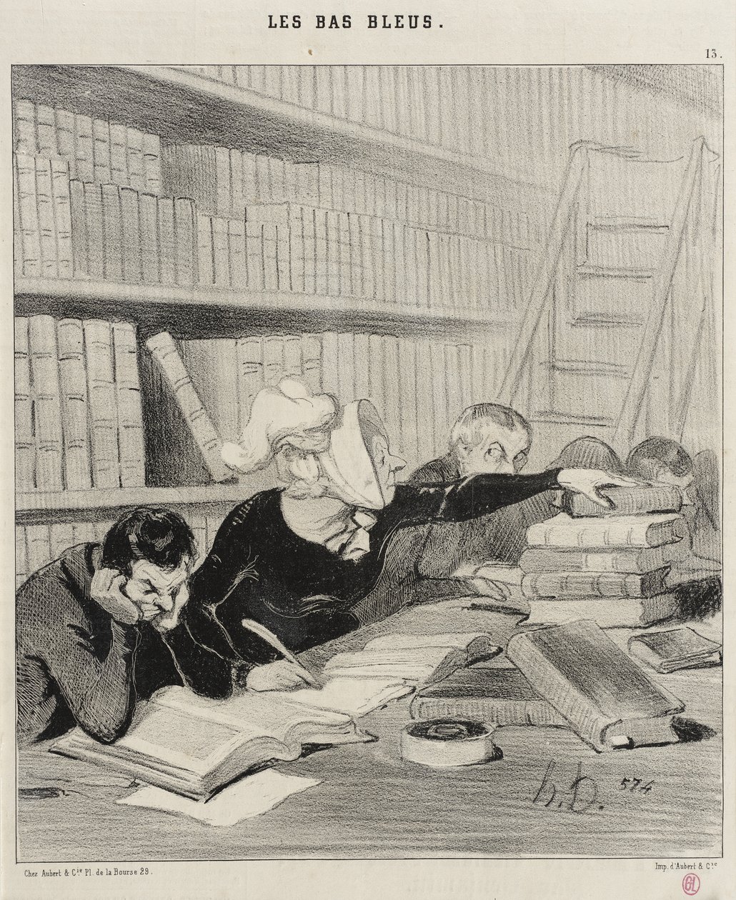 Herrn, ursäkta om jag stör er lite... av Honoré Daumier