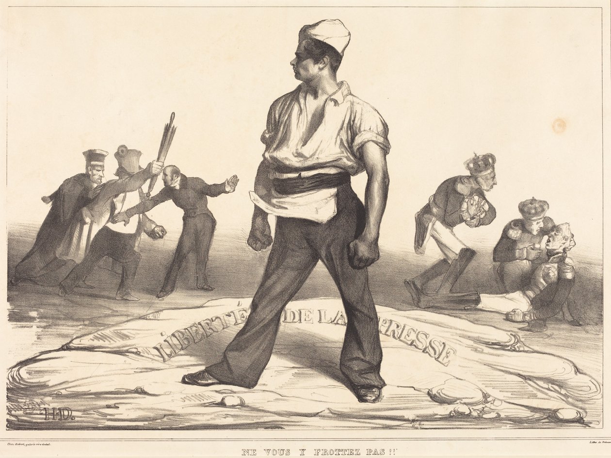 Lägg er inte i det! av Honoré Daumier