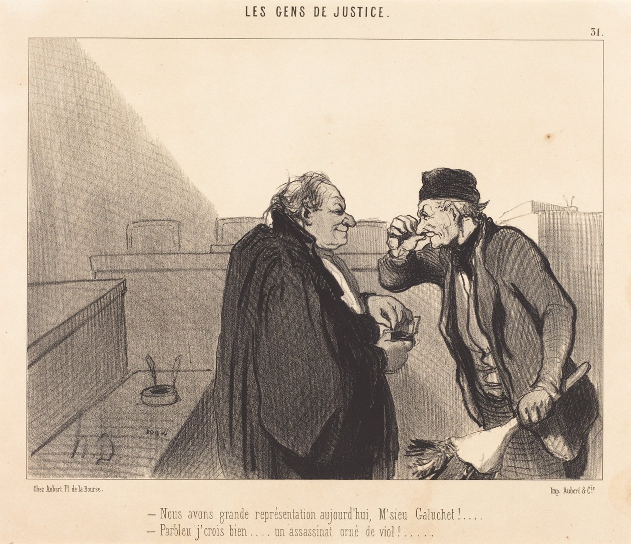 Vi har en stor föreställning i dag av Honoré Daumier