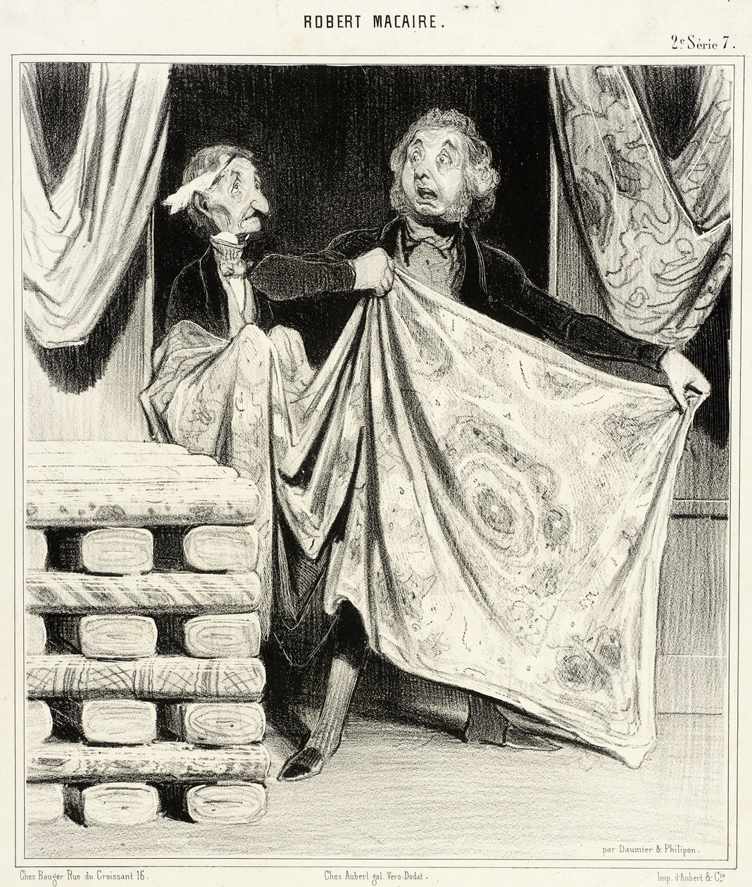 Filantropiska nyheter av Honoré Daumier
