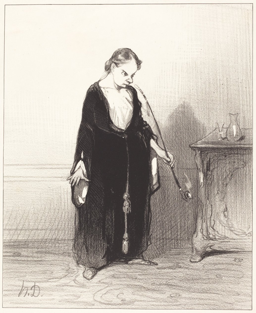 O nöje av opiumet som du förtjusar från mig!... av Honoré Daumier
