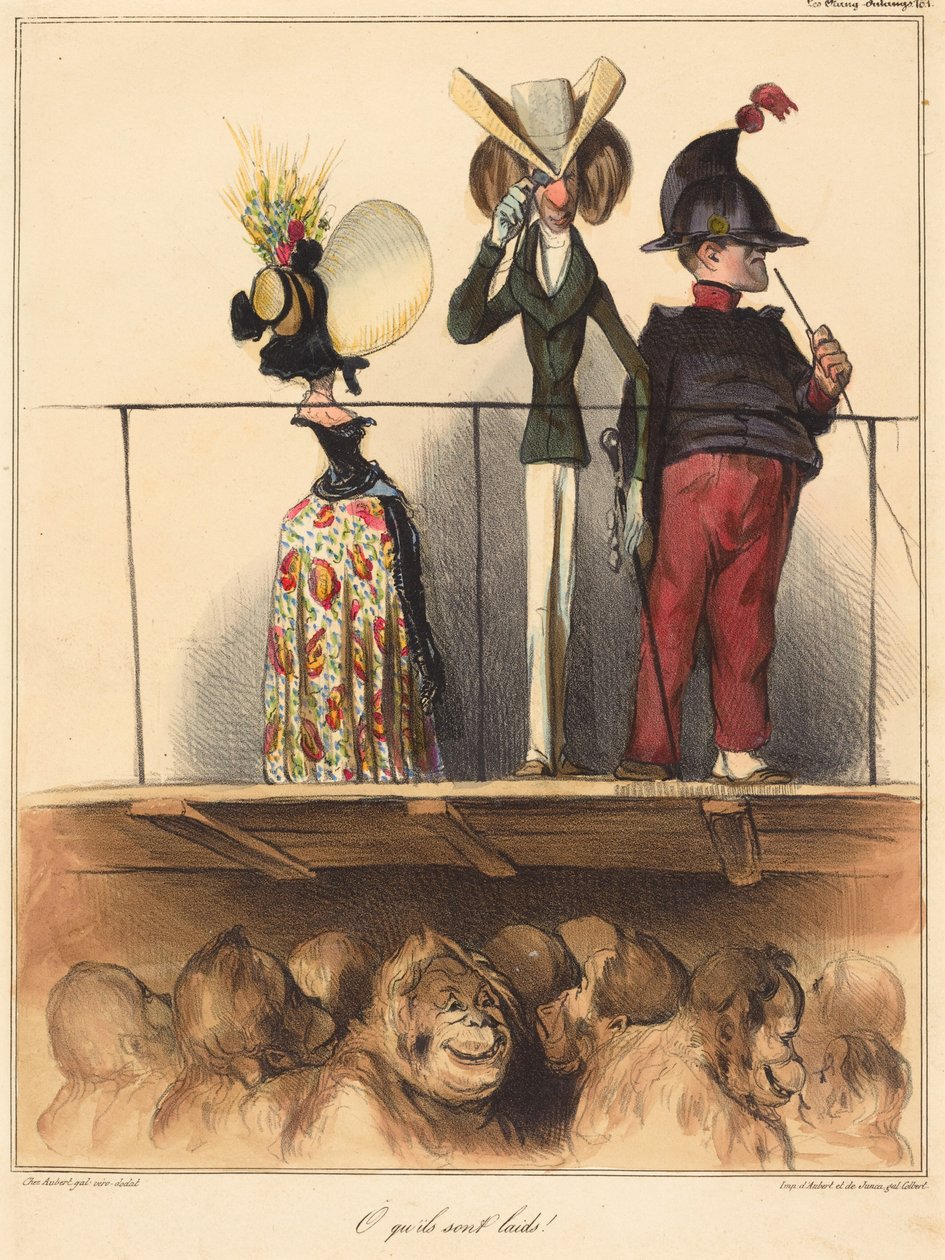 Åh, så fula de är! av Honoré Daumier