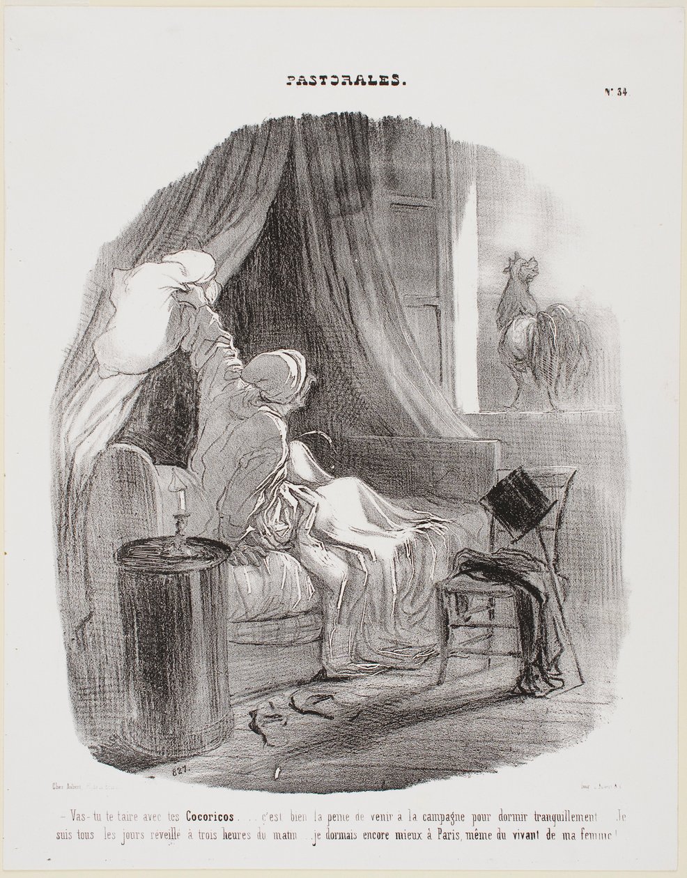 Åh, sluta med det där kuckelikut! av Honoré Daumier