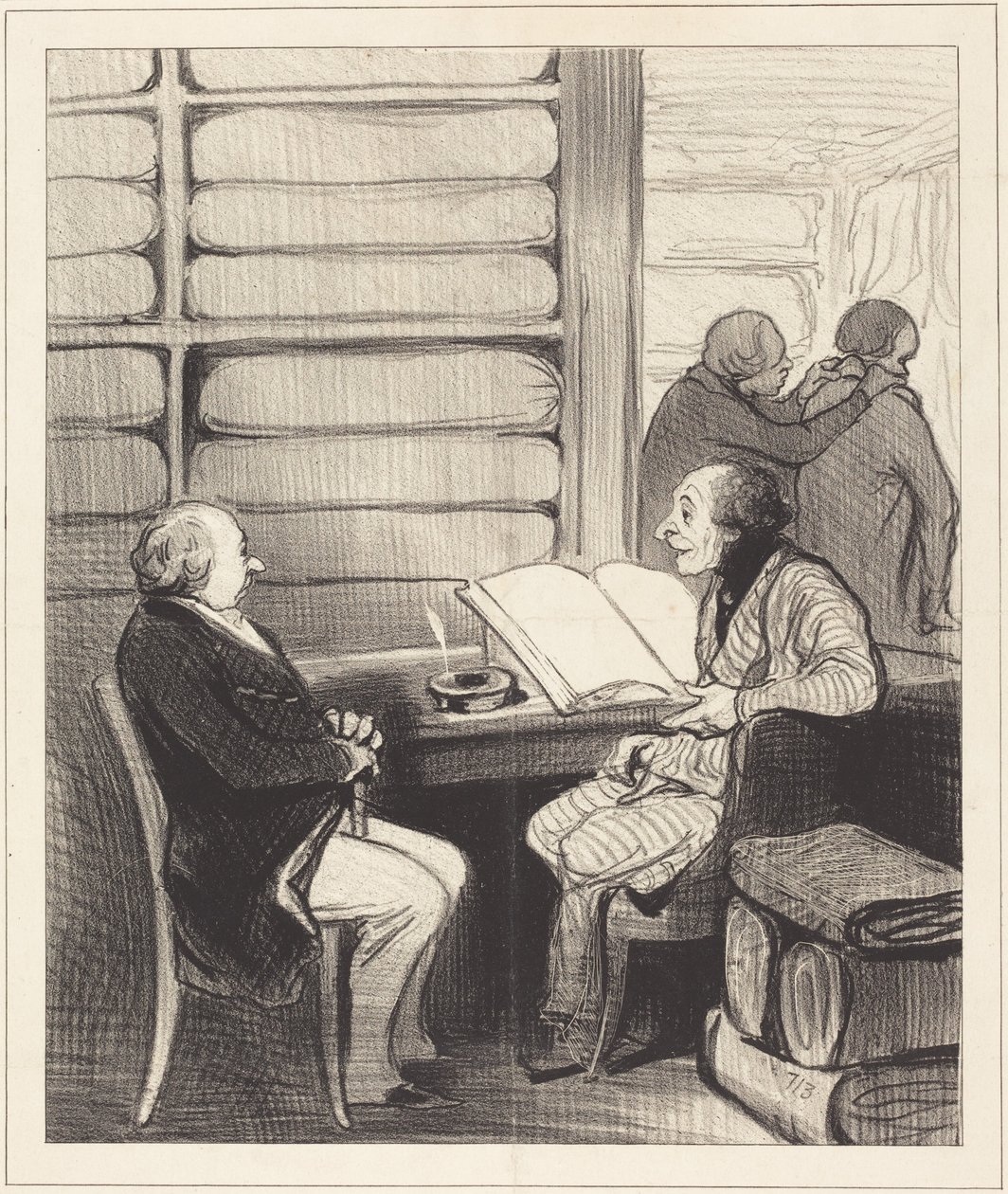 Ja, min käre herr Badoulard, jag ska... av Honoré Daumier