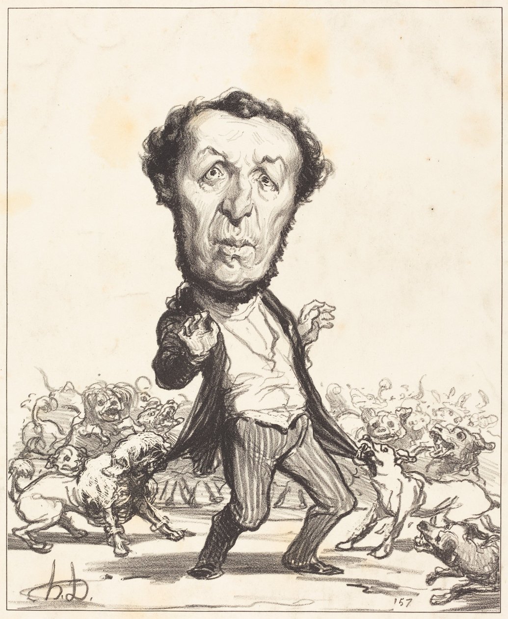 Ovide Remilly av Honoré Daumier
